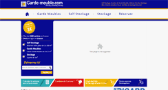 Desktop Screenshot of garde-meuble.com